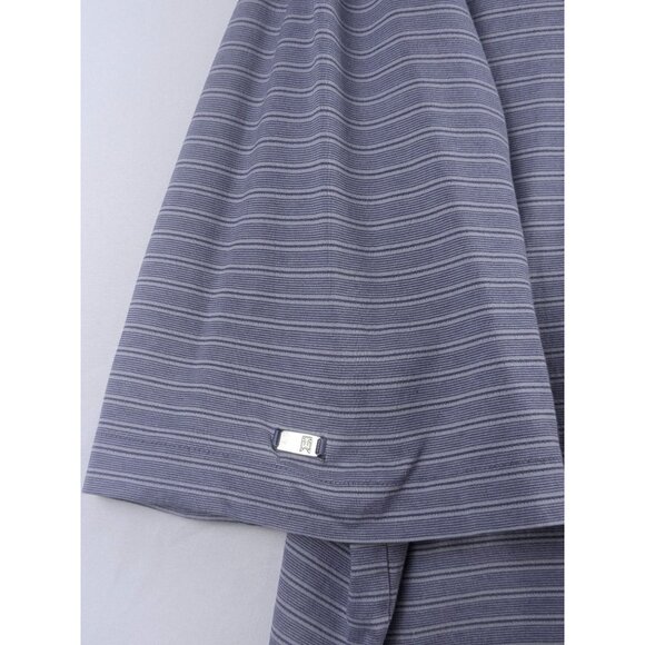 Nike Tiger Woods Mens Striped Golf Polo Shirt Short Sleeve Blue XXL Performance - Picture 6 of 10